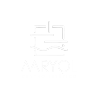 Maryol Estética logo en blanco